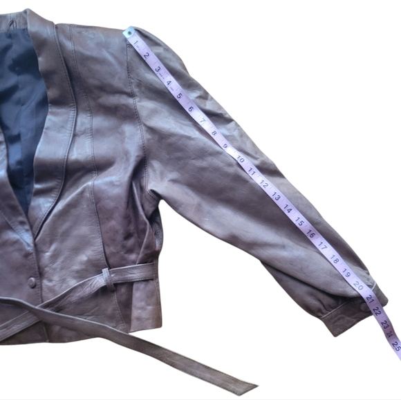 Vintage Faux Leather Jacket - Picture 6 of 9